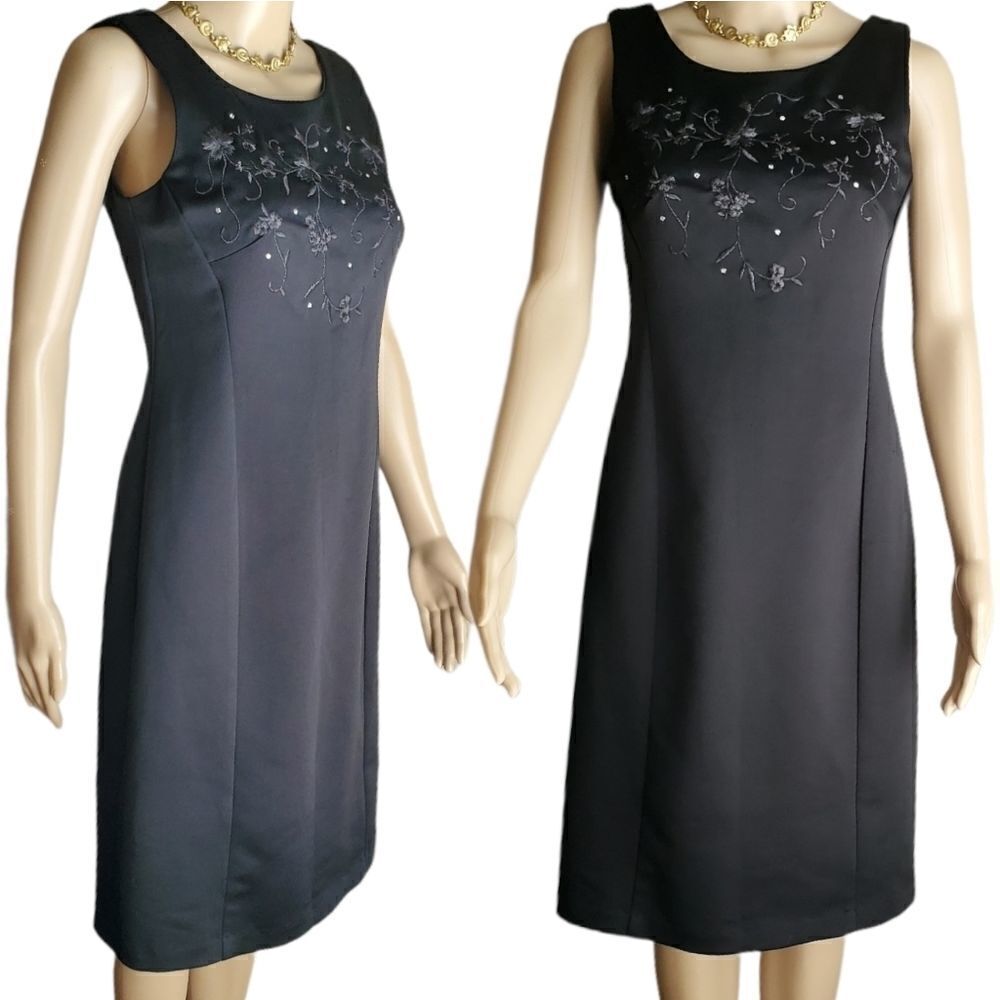 Rabbit Rabbit Rabbit Designs Women's black midi dress